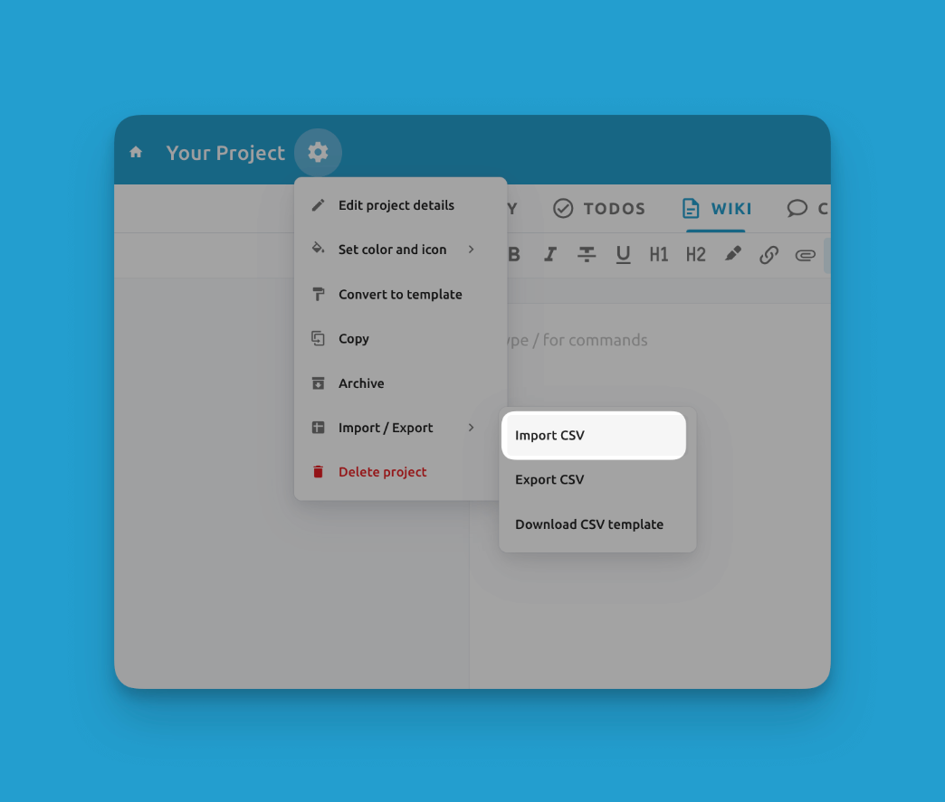 CSV Import 1 CSV Import 1