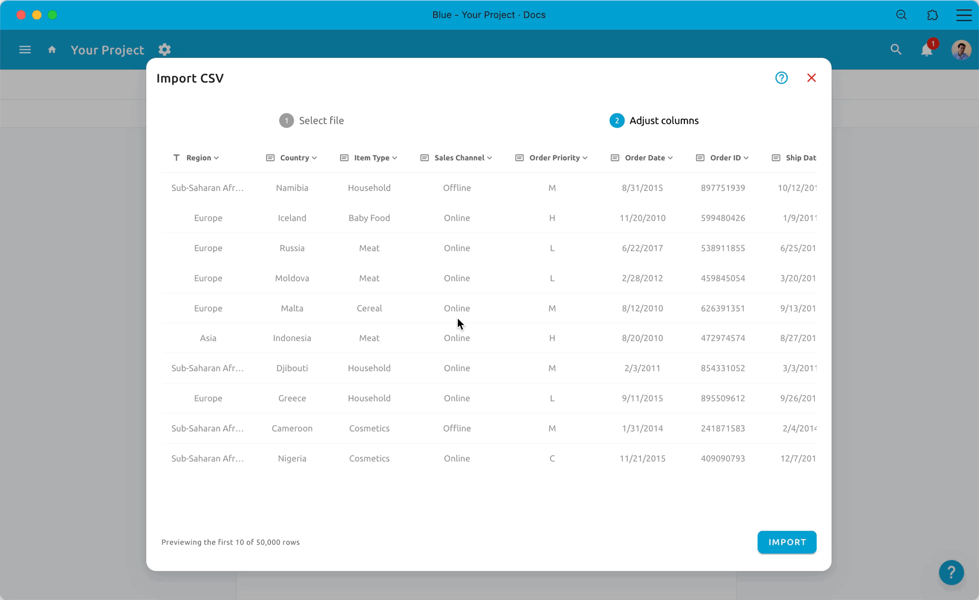 CSV Import 5 CSV Import 5