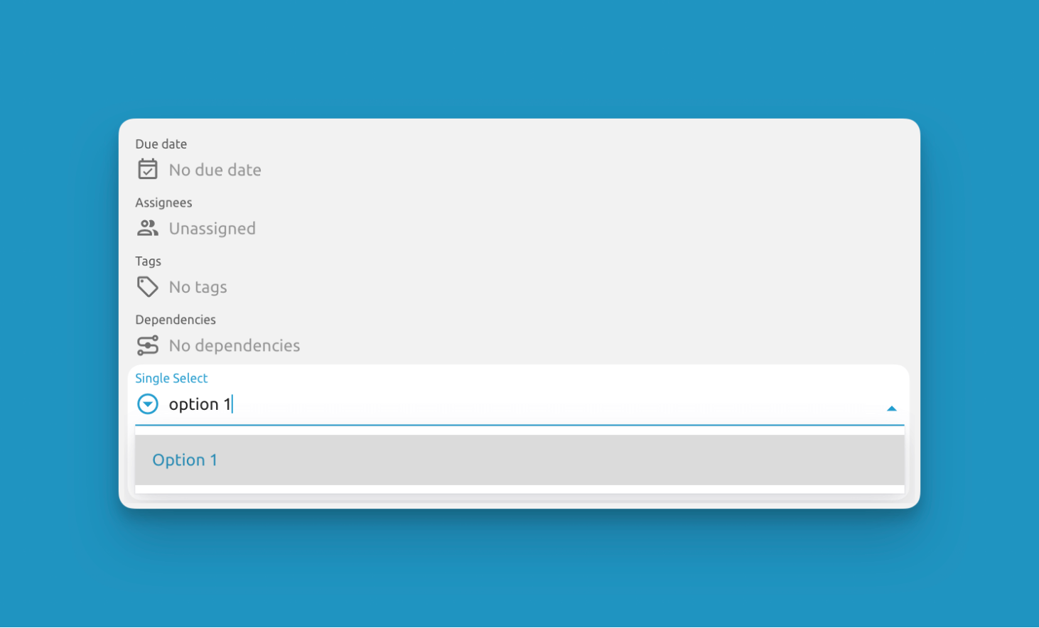 SingleSelect 2 SingleSelect 2