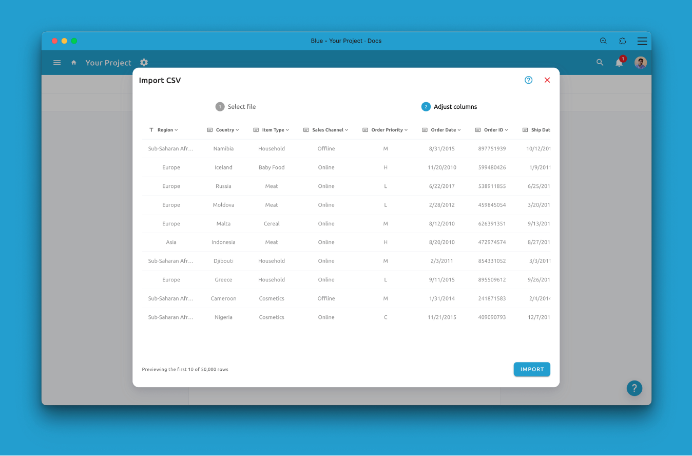 CSV Import 3