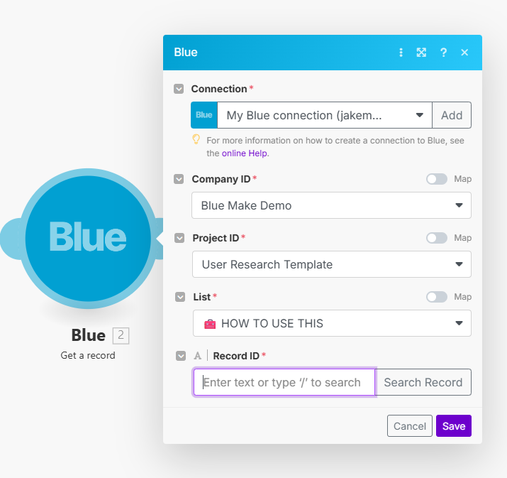 Get a Record Module
